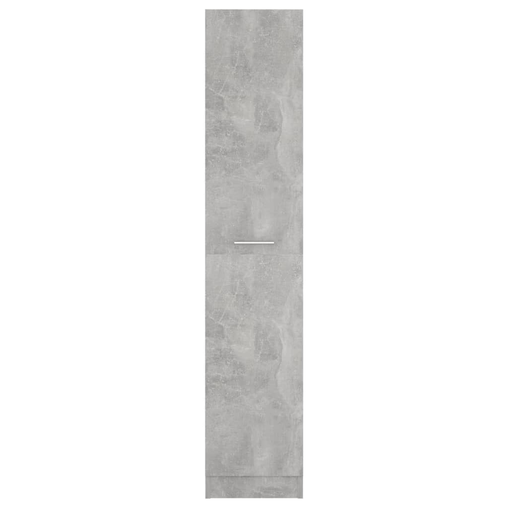 Apothecary Cabinet Concrete Grey 30x42.5x150 cm Engineered Wood