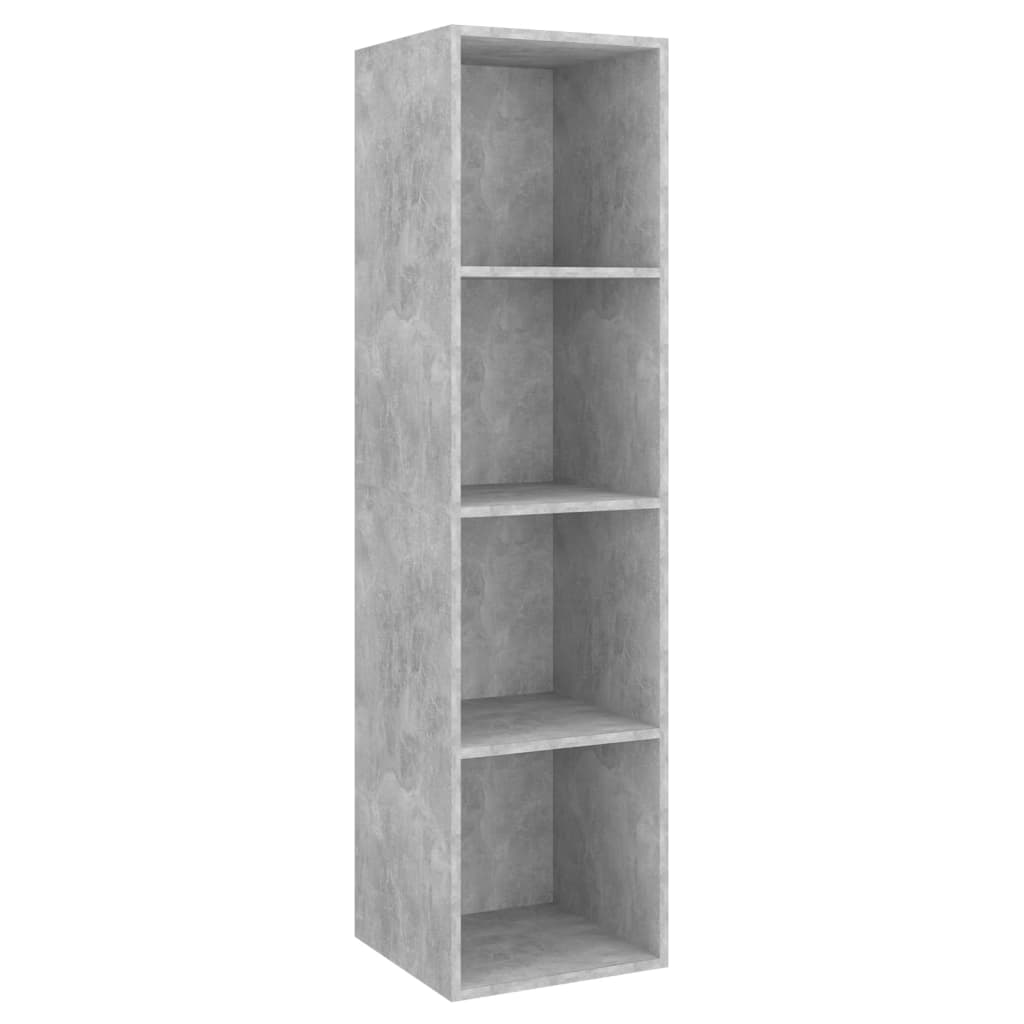 4 Piece TV Cabinet Set Concrete Grey Engineered Wood