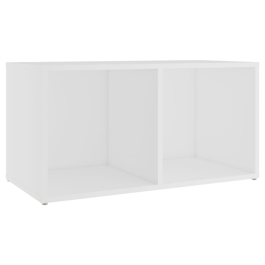 3 Piece TV Cabinet Set White Engineered Wood