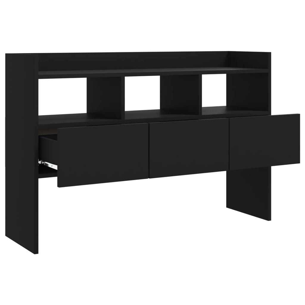 Sideboard Black 105x30x70 cm Engineered Wood