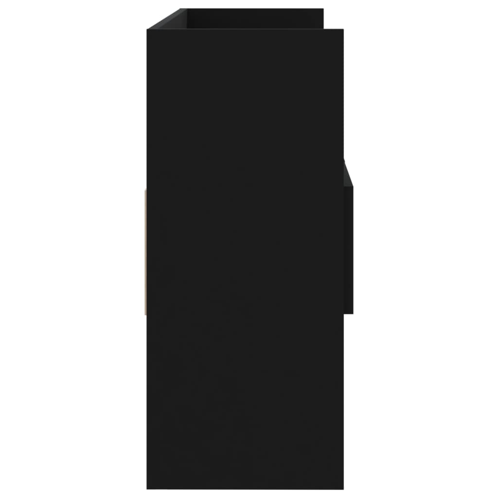 Sideboard Black 105x30x70 cm Engineered Wood