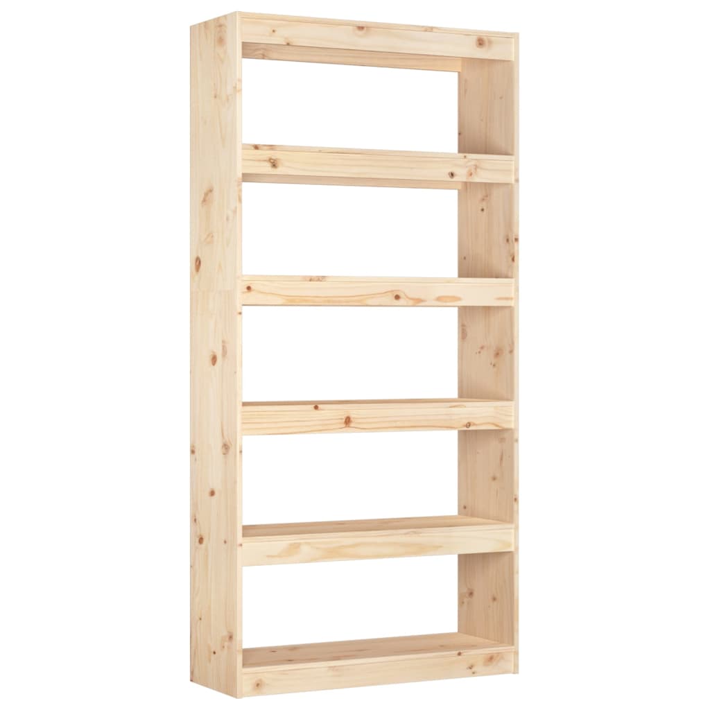 Book Cabinet/Room Divider 80x30x167.4 cm Solid Wood Pine