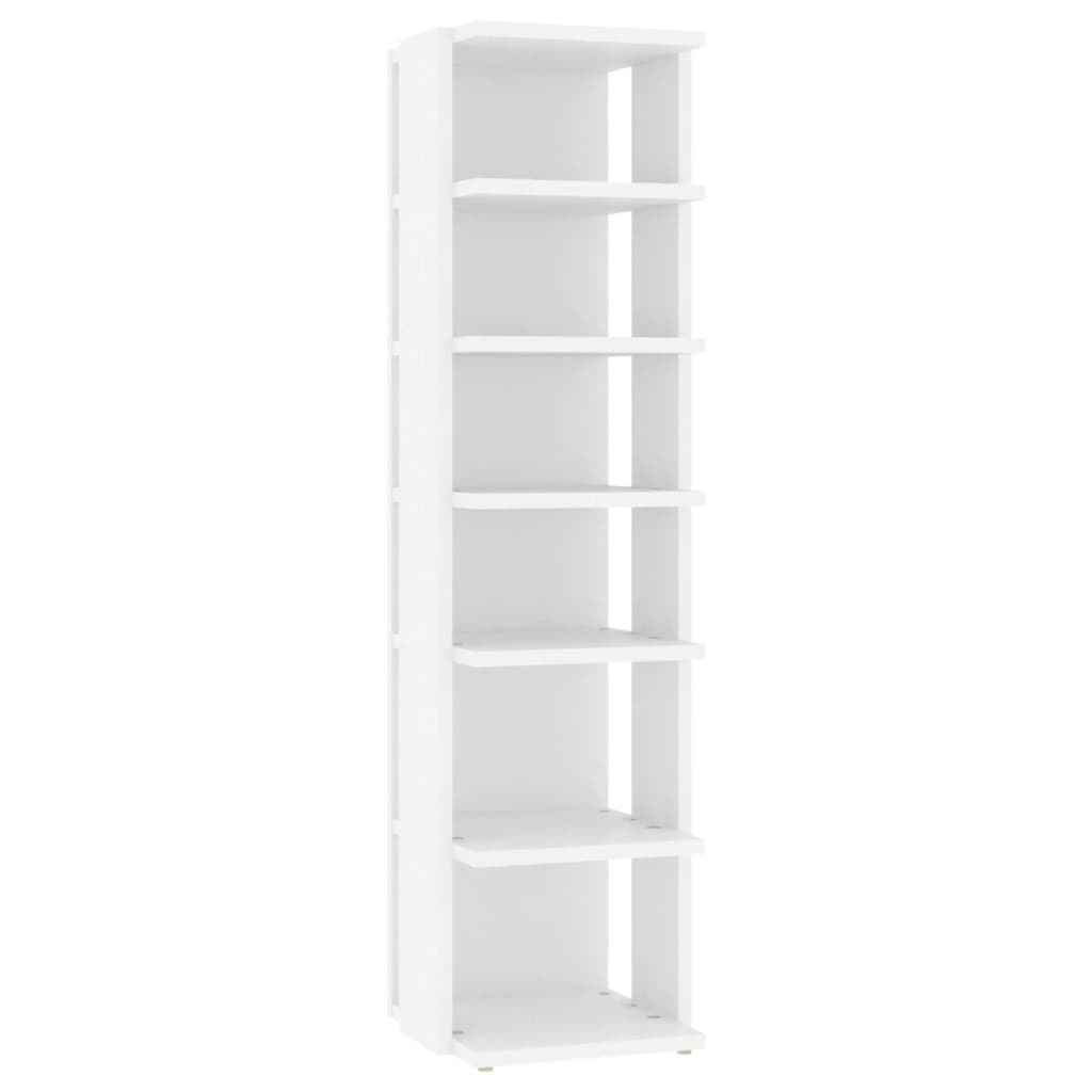 Modern Wooden 2pcs Open Shoe Storage Cabinet Wood Trainer Organiser Units