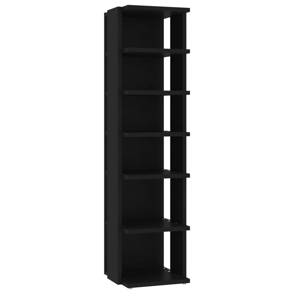 Modern Wooden 2pcs Open Shoe Storage Cabinet Wood Trainer Organiser Units