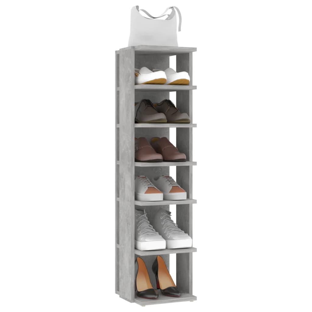 Modern Wooden 2pcs Open Shoe Storage Cabinet Wood Trainer Organiser Units