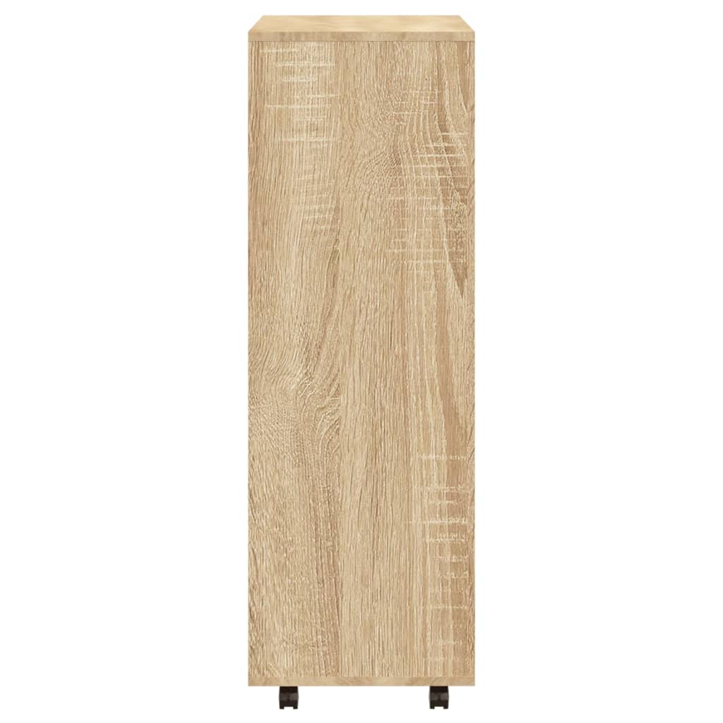 Modern Wooden Open Bedroom Wardrobe With Hanging Clothes Rail & Shelves