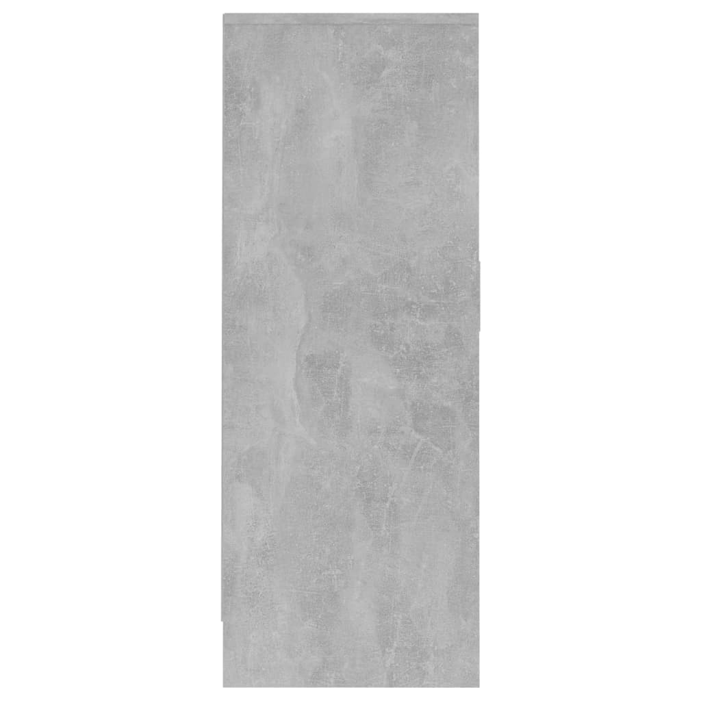 Shoe Cabinet Concrete Grey 60x35x92 cm Engineered Wood