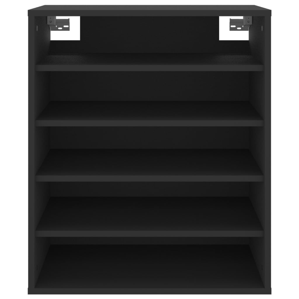 Shoe Cabinet Black 60x35x70 cm Engineered Wood