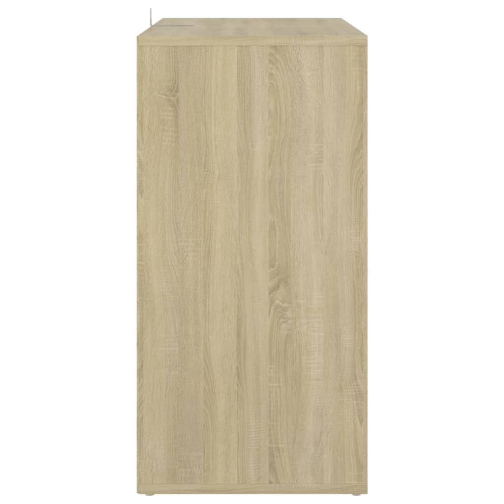 Shoe Cabinet Sonoma Oak 60x35x70 cm Engineered Wood