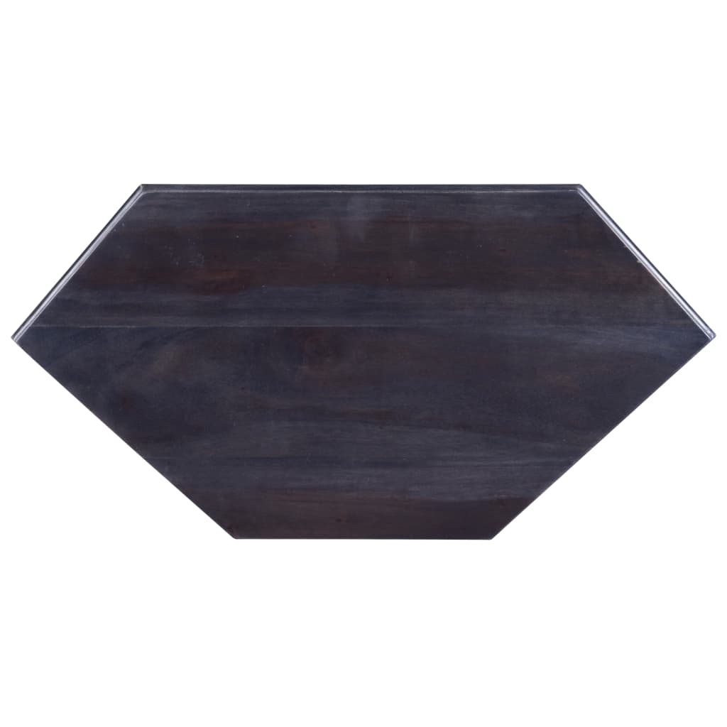 Corner TV Cabinet Light Black 80x40x49 cm Solid Wood Mahogany