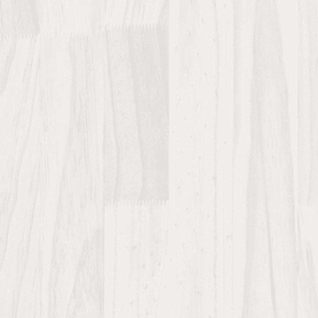 5-Tier Book Cabinet White 40x30x175 cm Pinewood