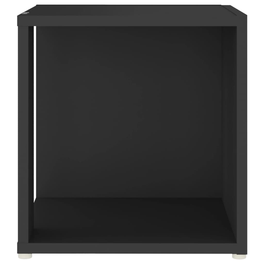 Side Table Black 33x33x34.5 cm Engineered Wood