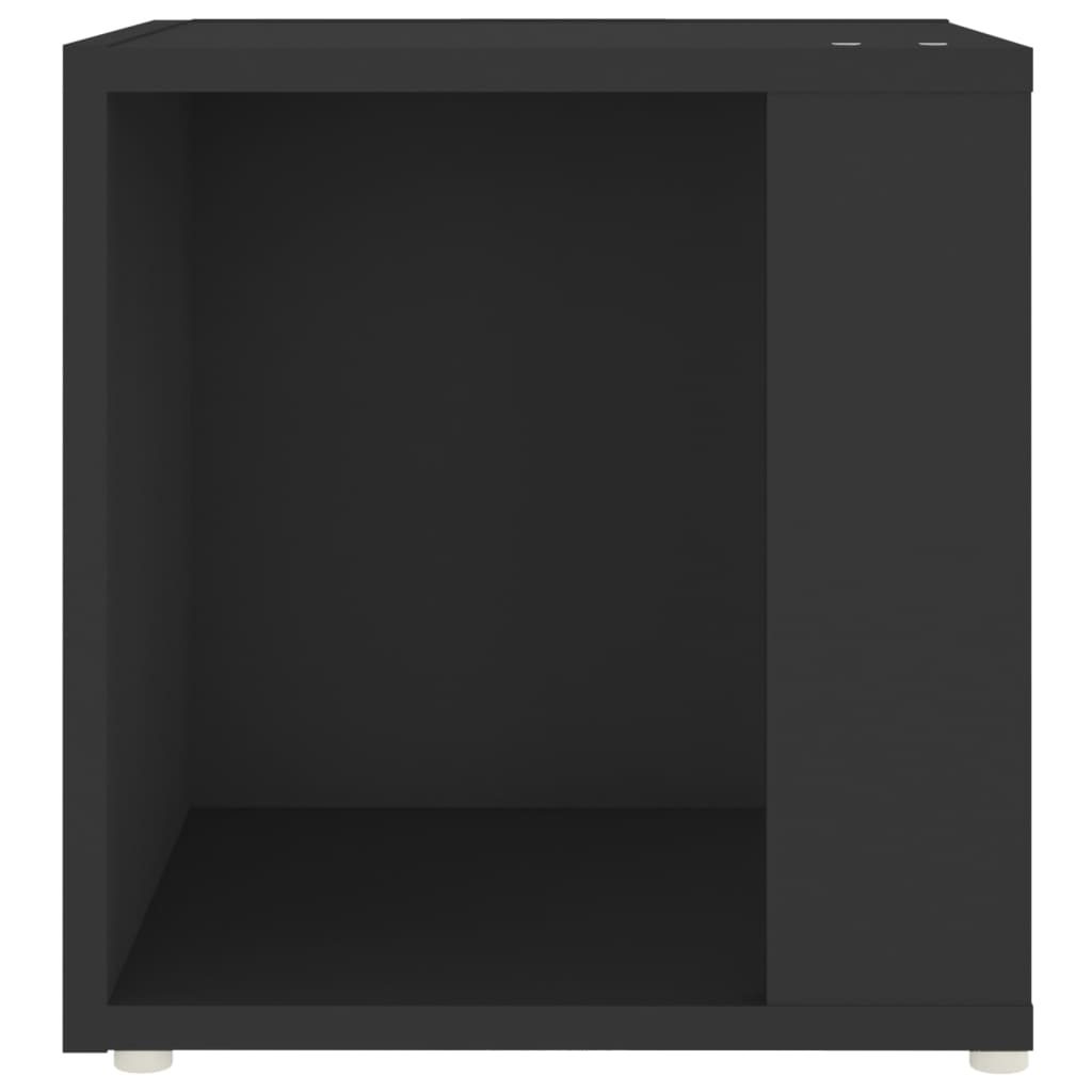 Side Table Black 33x33x34.5 cm Engineered Wood