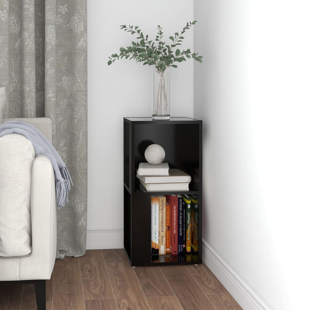 Corner Cabinet Black 33x33x67 cm Engineered Wood