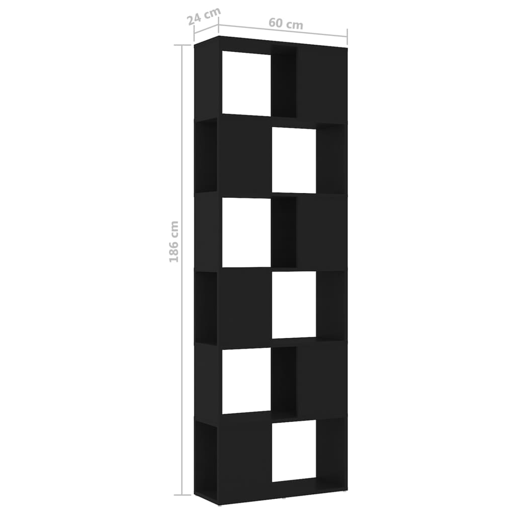 Modern Wooden Tall Open Bookcase Book Storage Cabinet Room Divider Wood