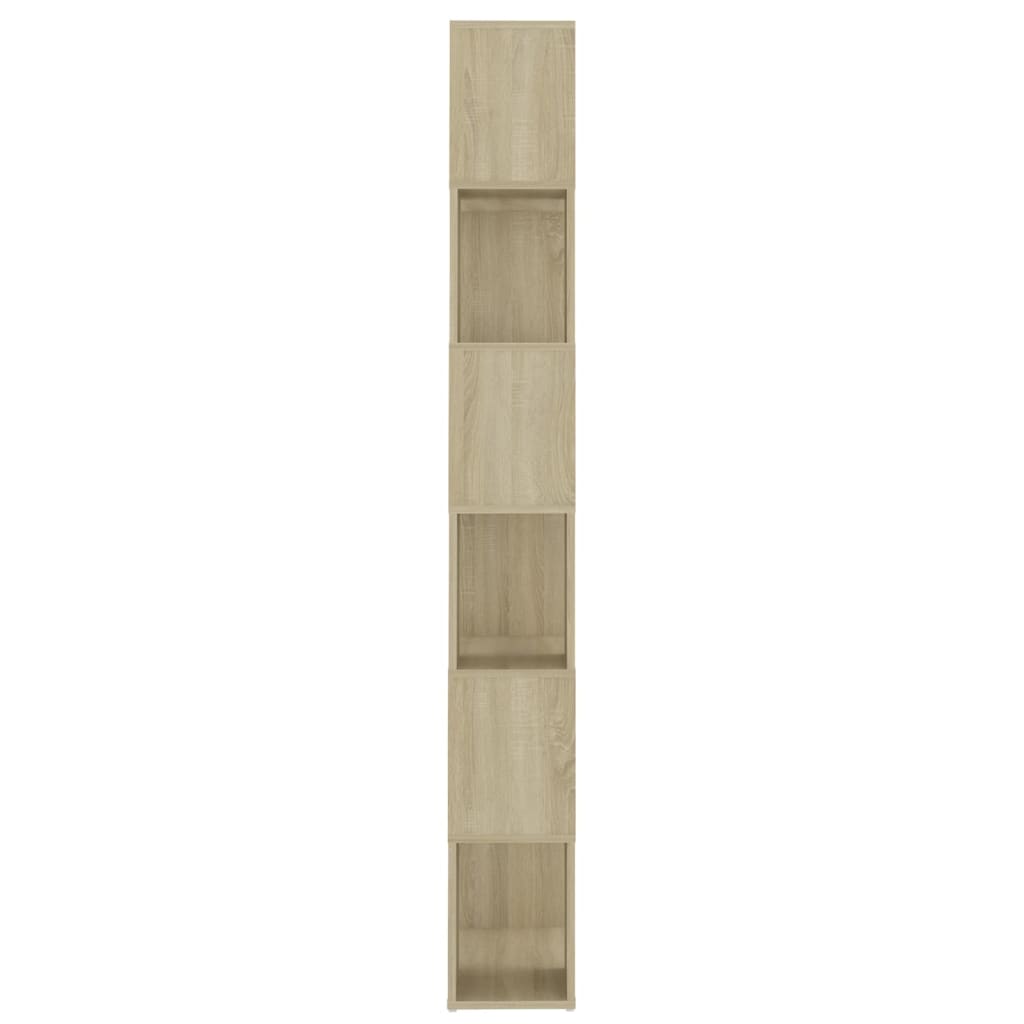 Modern Wooden Tall Open Bookcase Book Storage Cabinet Room Divider Wood