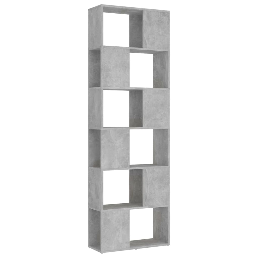 Modern Wooden Tall Open Bookcase Book Storage Cabinet Room Divider Wood