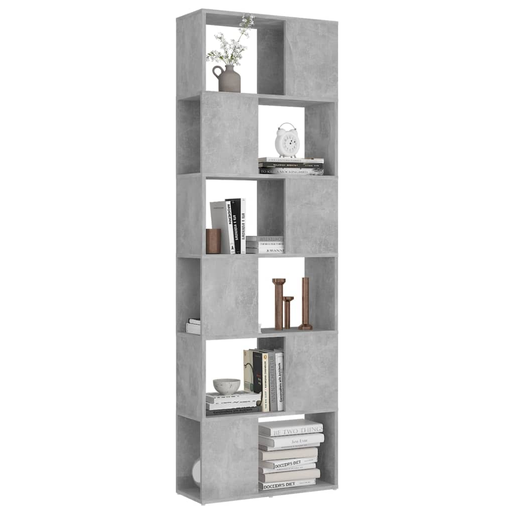Modern Wooden Tall Open Bookcase Book Storage Cabinet Room Divider Wood