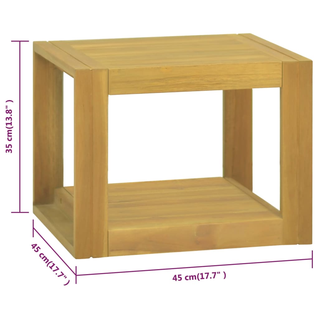 Bathroom Cabinet 45x45x35 cm Solid Wood Teak