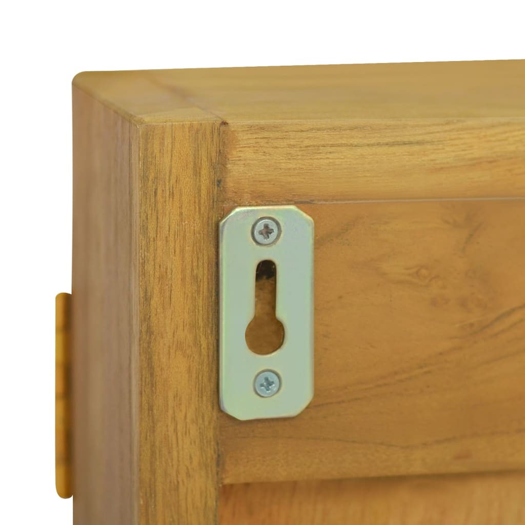 Mirror Cabinet 60x10x40 cm Solid Wood Teak