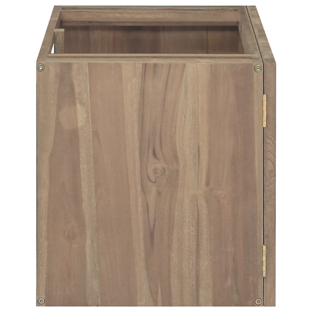 Wall-mounted Bathroom Cabinet 90x39x40 cm Solid Wood Teak