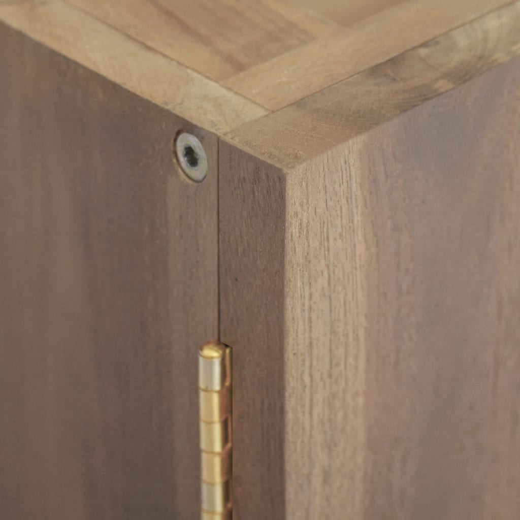 Wall-mounted Bathroom Cabinet 90x39x40 cm Solid Wood Teak