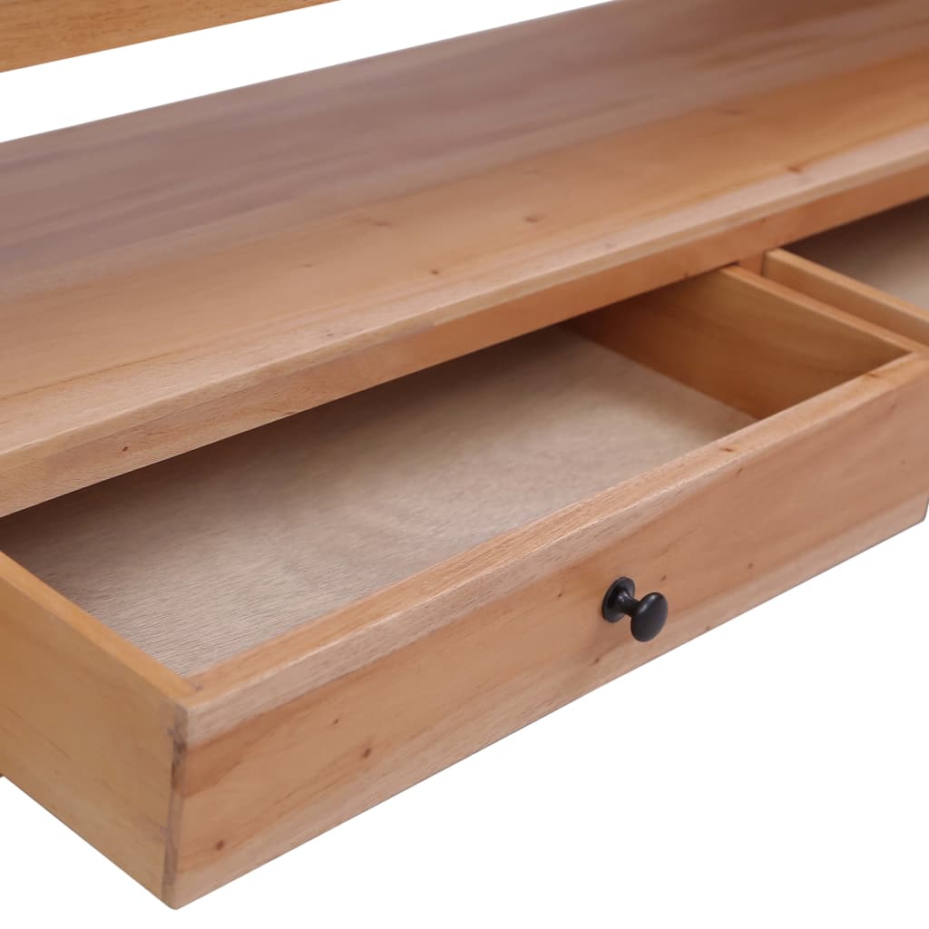 TV Cabinet 115x30x40 cm Solid Mahogany Wood