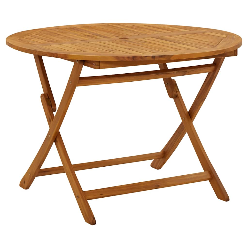 Outdoor Patio Wooden Folding Garden Dining Table Acacia Wood Tables Brown