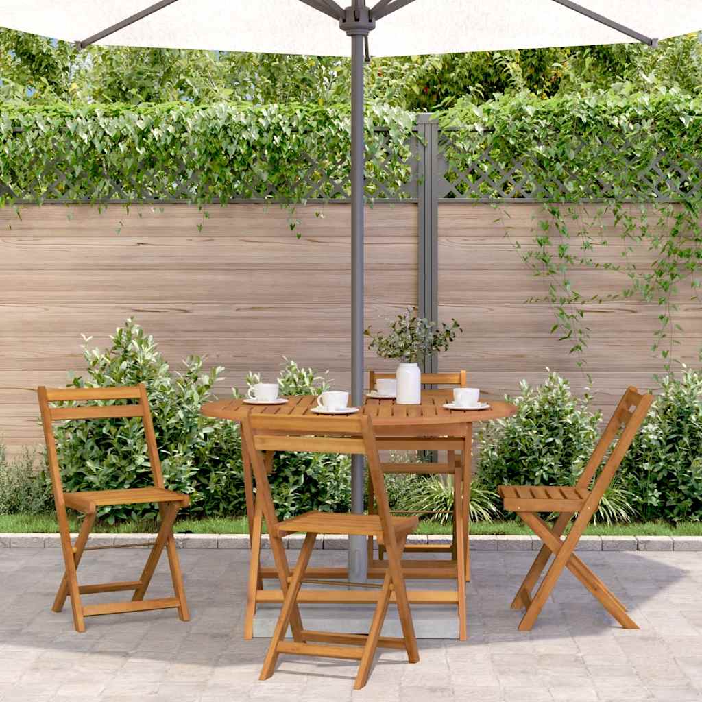Outdoor Patio Wooden Folding Garden Dining Table Acacia Wood Tables Brown