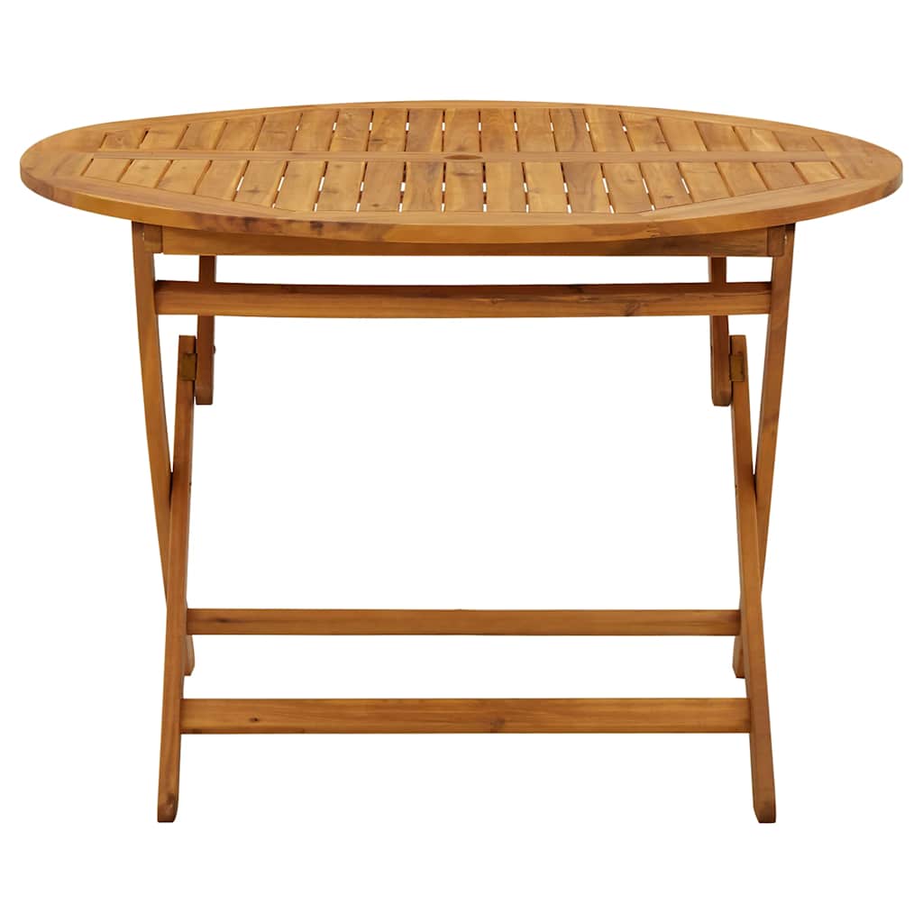 Outdoor Patio Wooden Folding Garden Dining Table Acacia Wood Tables Brown