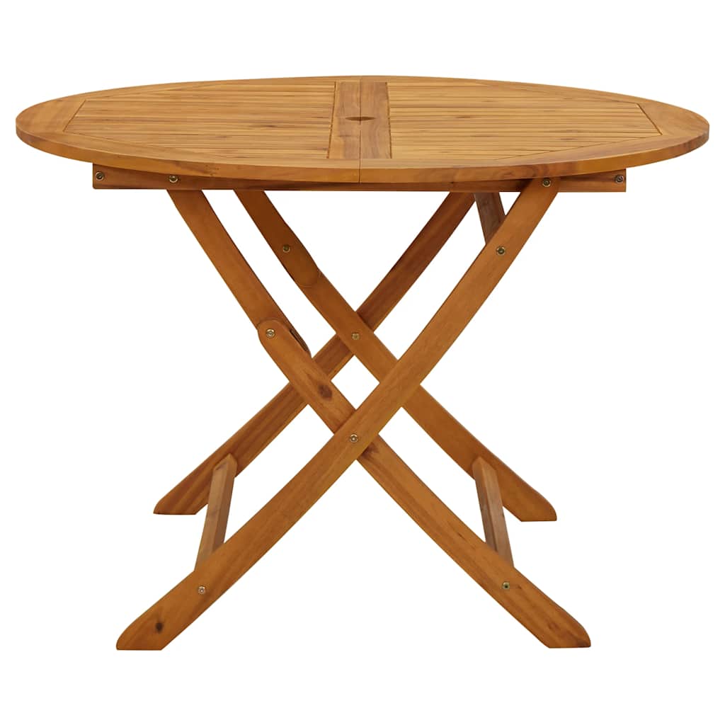 Outdoor Patio Wooden Folding Garden Dining Table Acacia Wood Tables Brown