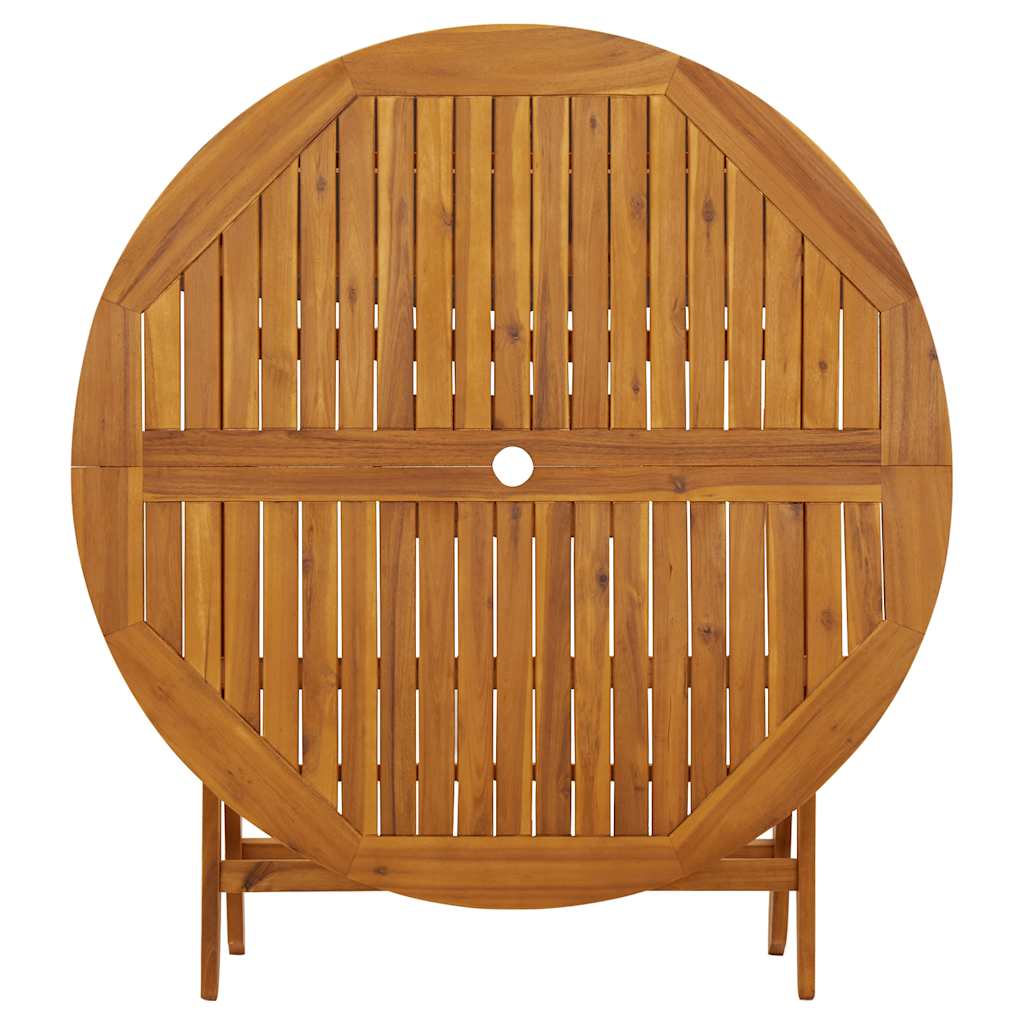 Outdoor Patio Wooden Folding Garden Dining Table Acacia Wood Tables Brown