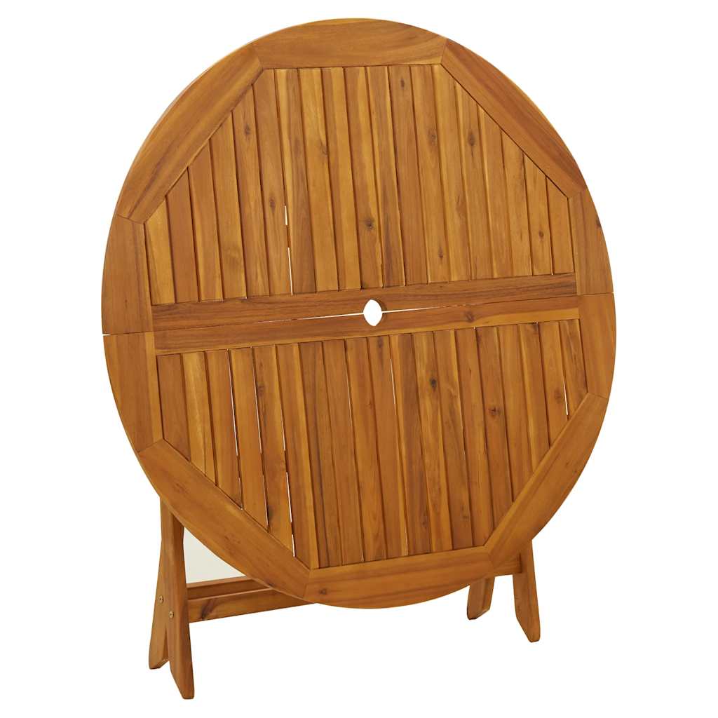 Outdoor Patio Wooden Folding Garden Dining Table Acacia Wood Tables Brown