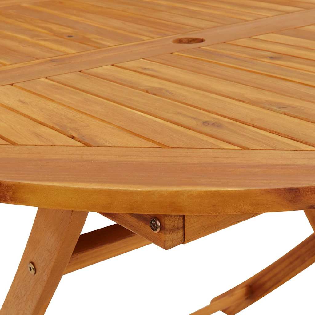 Outdoor Patio Wooden Folding Garden Dining Table Acacia Wood Tables Brown