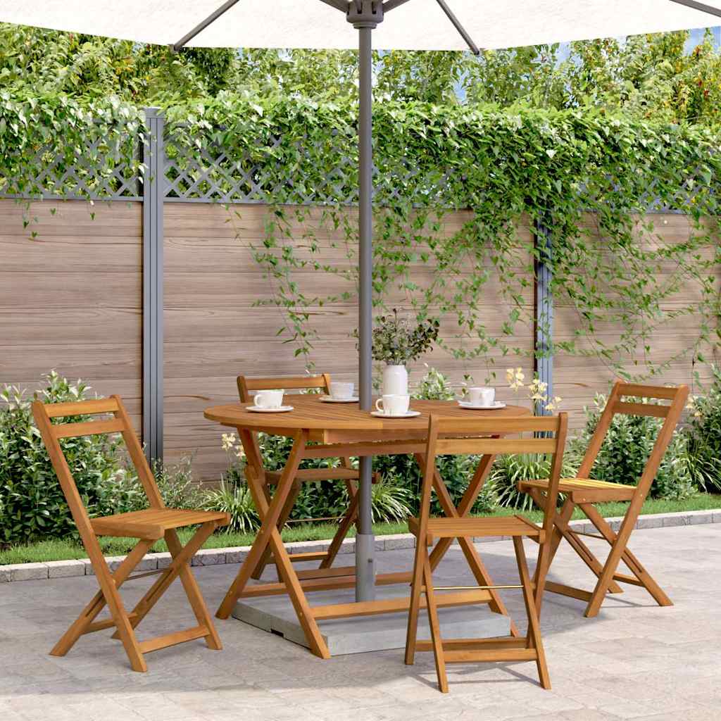 Outdoor Patio Wooden Folding Garden Dining Table Acacia Wood Tables Brown