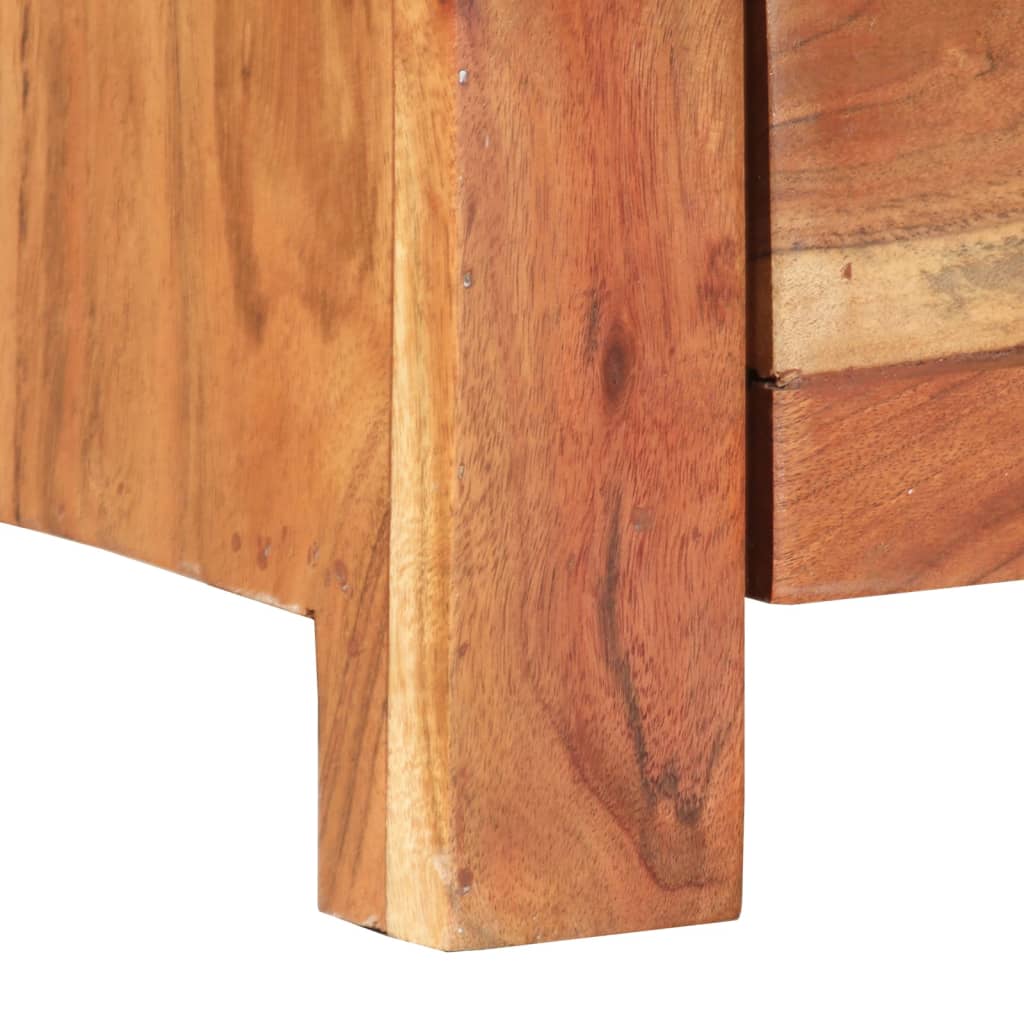 TV Cabinet 110x30x40 cm Solid Acacia Wood