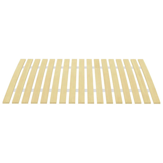 Slatted Bed Base with 17 Slats 80x200 cm