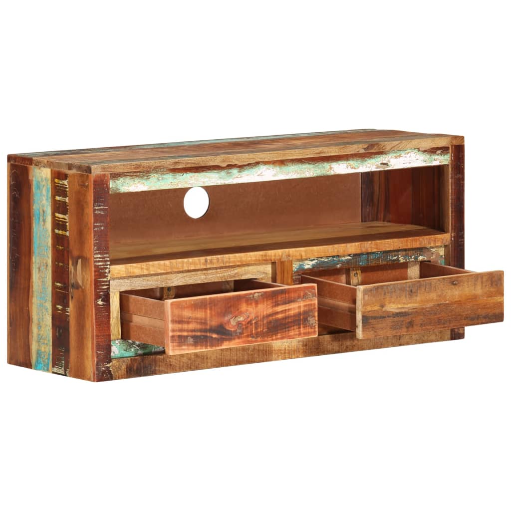 TV Cabinet 88x30x40 cm Solid Wood Reclaimed