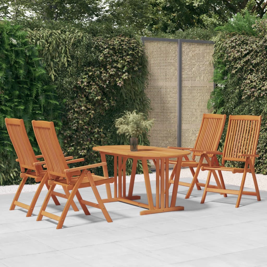 Outdoor Patio Wooden Foldable Garden Chairs Folding Wood Seat 2 4 6 8 pcs