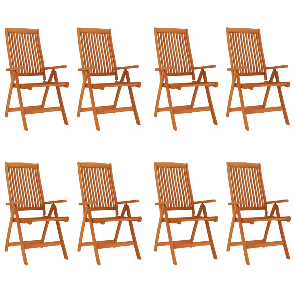 Outdoor Patio Wooden Foldable Garden Chairs Folding Wood Seat 2 4 6 8 pcs