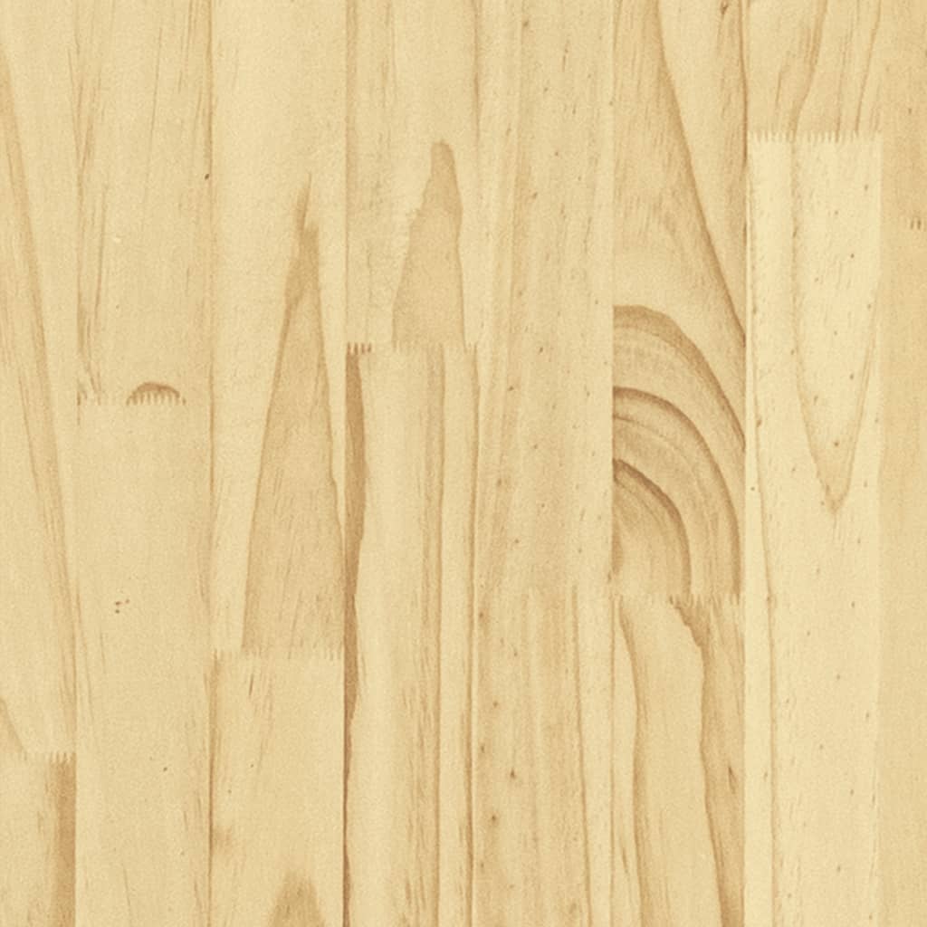 Bed Frame without Mattress Solid Wood Single