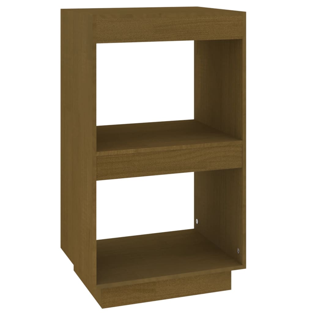 Book Cabine Honey Brown 40x35x71 cm Solid Pinewood