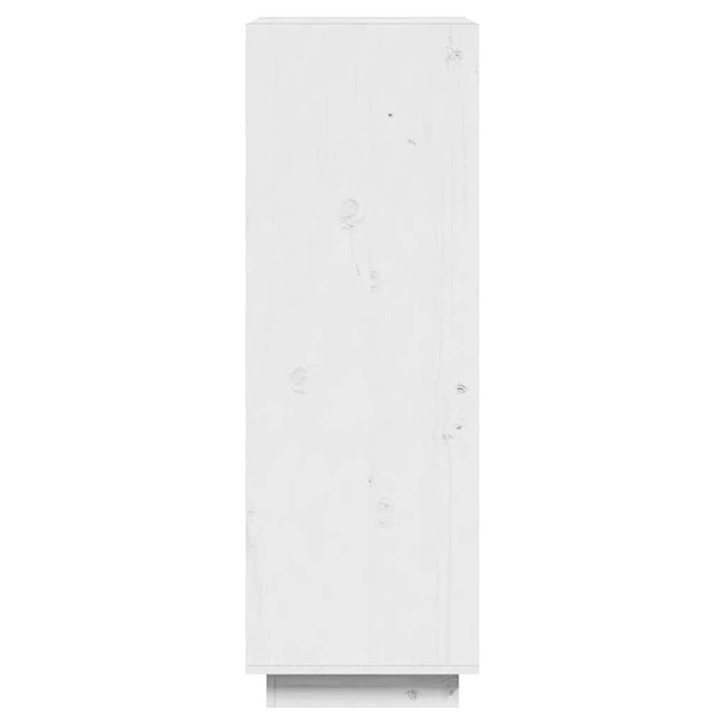 Book Cabinet/Room Divider White 60x35x103 cm Solid Wood Pine