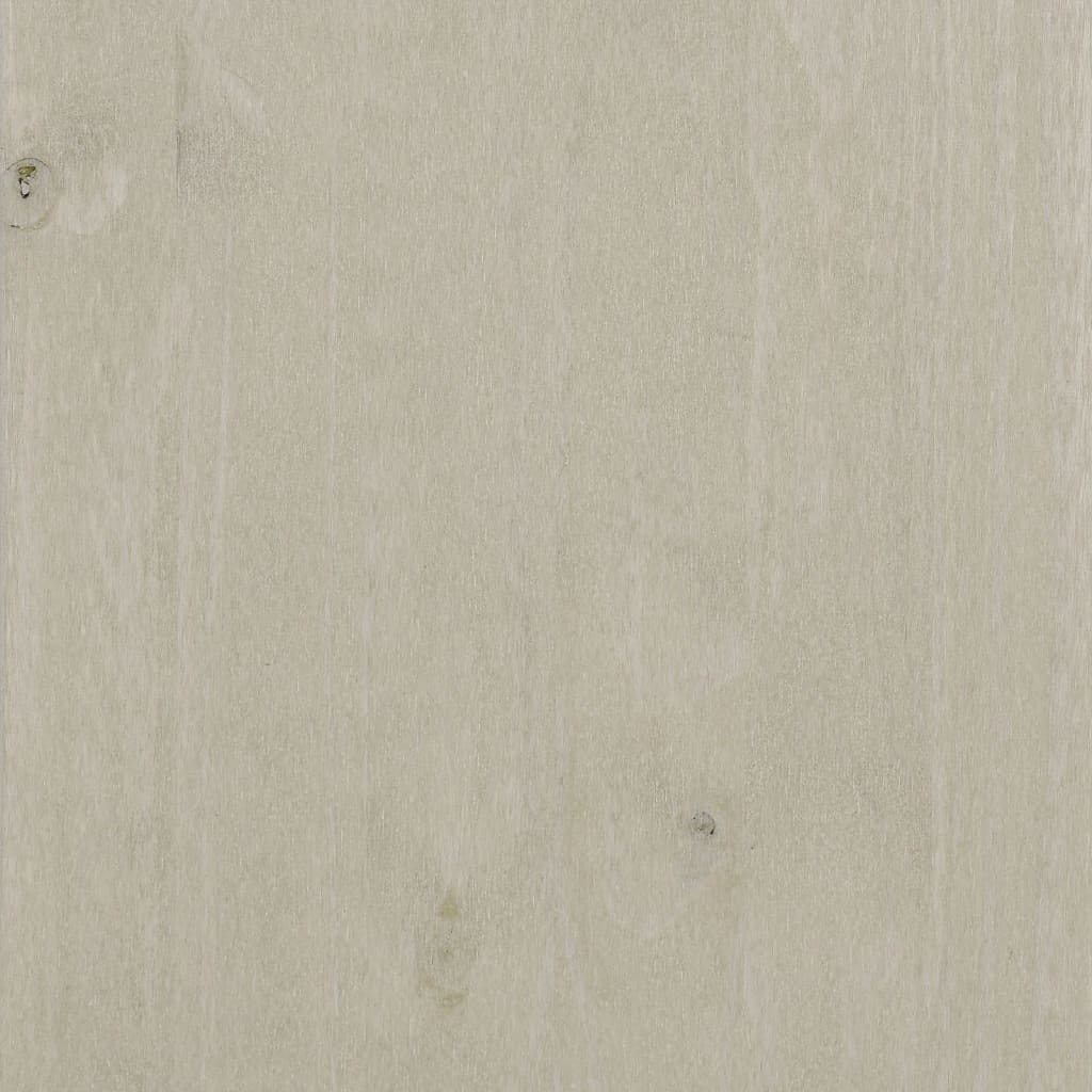 Sideboard HAMAR White 79x40x80 cm Solid Wood Pine