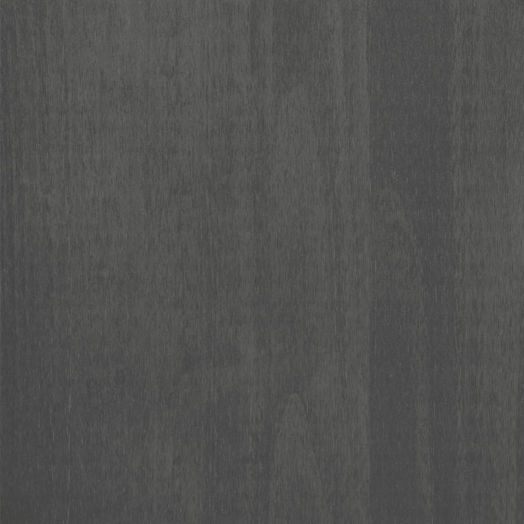 Sideboard HAMAR Dark Grey 79x40x80 cm Solid Wood Pine