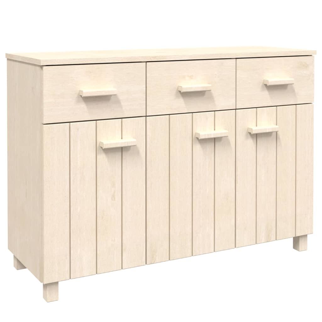 Sideboard HAMAR Honey Brown 113x40x80 cm Solid Wood Pine