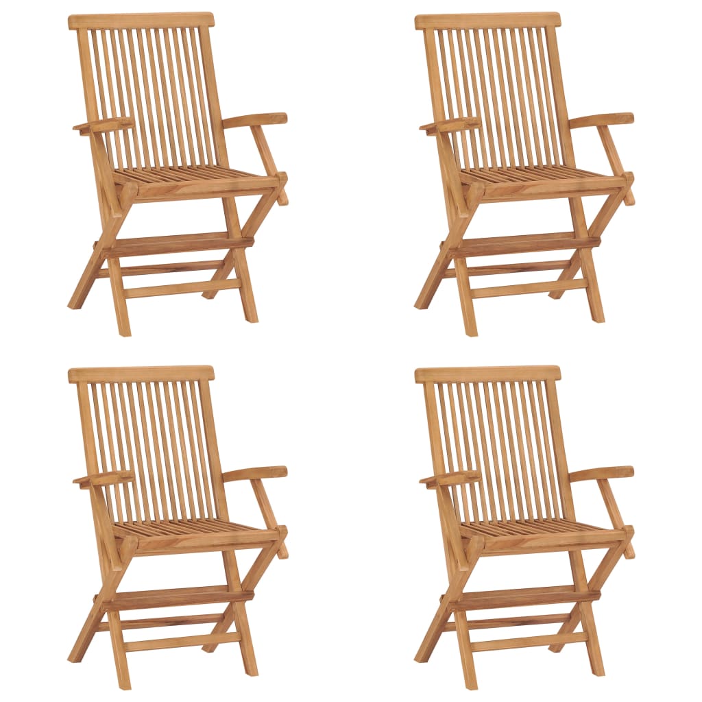 Outdoor Patio Wooden Foldable Garden Chairs Set Folding Wood Chair 2 3 4 6 8 pcs