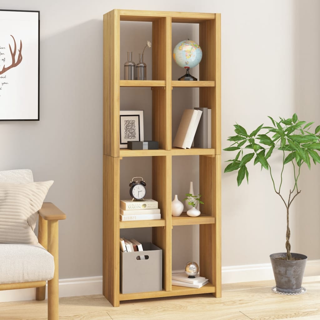 Book Cabinet 70x30x180 cm Solid Wood Teak