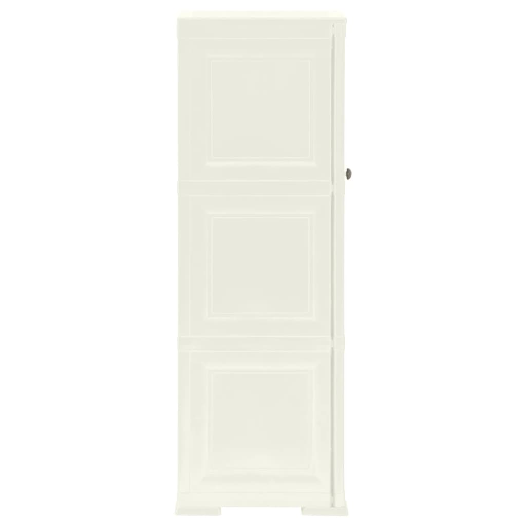 Plastic Cabinet 40x43x125 cm Wood Design Vanilla Ice