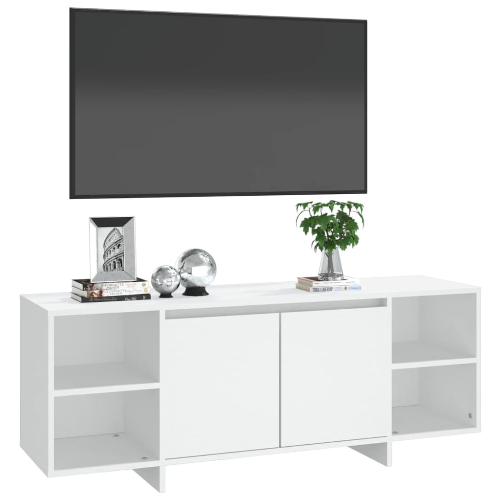 Modern Wooden TV Tele Stand Unit Cabinet Home Entertainment Unit With 2 Doors
